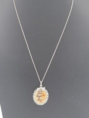 Kathy Davis Scattered Joy 'Live Laugh Love' Yellow Floral Pendant Necklace